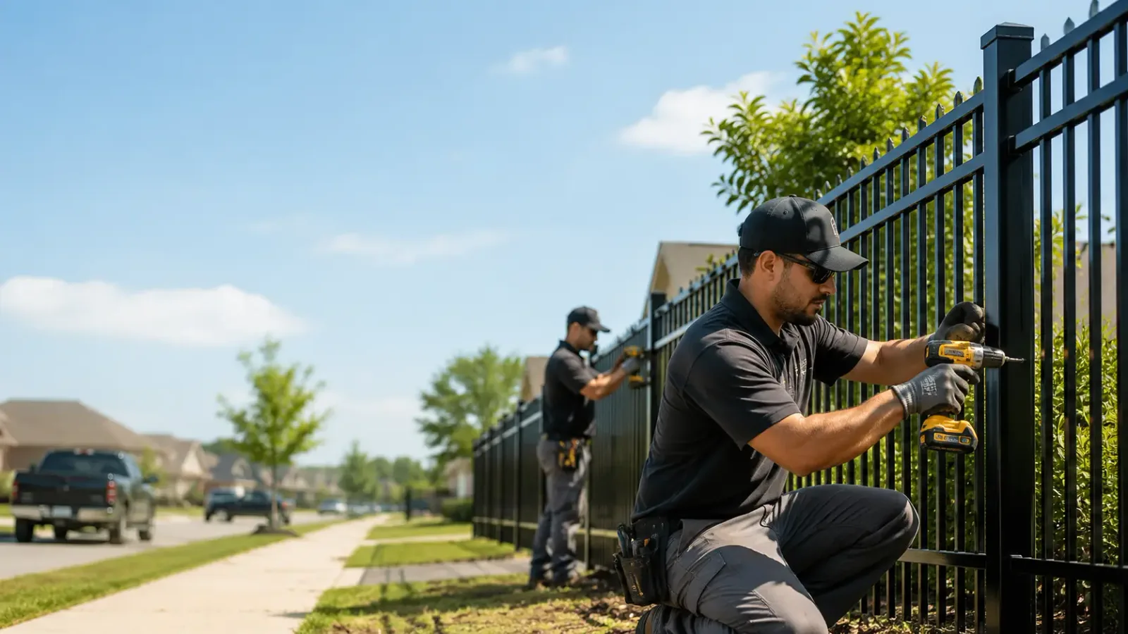 Metal Fence Installation in Davenport, IA